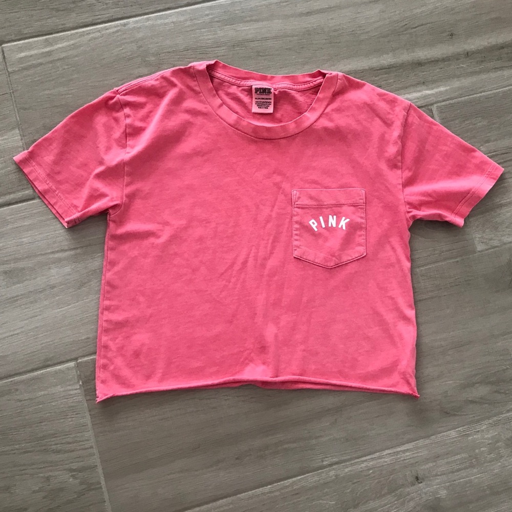 SOLD! NWOT Pink Victoria’s Secret Crop Top